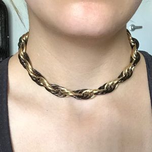 Matching Trifari Chain Bracelet and Necklace